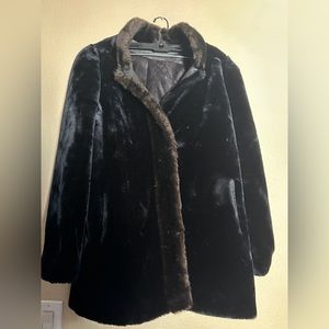 VINTAGE 1960’S SELEANE BY HILLMOOR FAUX FUR COAT